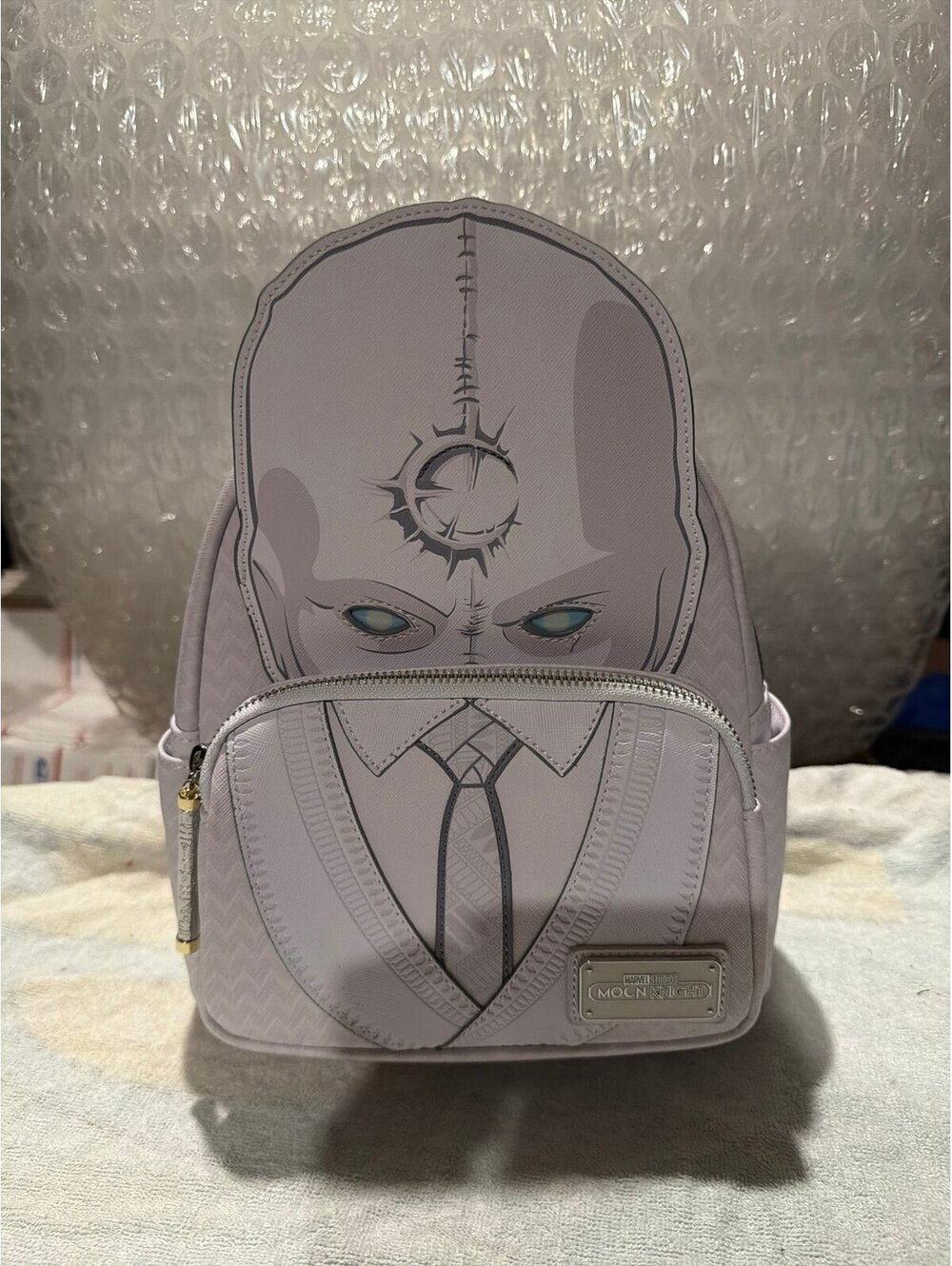 Loungefly Marvel Moon Knight Cosplay Light Up Backpack Exclusive NWT